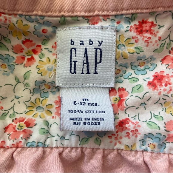 Baby gap baby girl pink zip up jacket with snaps size 6-12M EUC - Picture 2 of 4